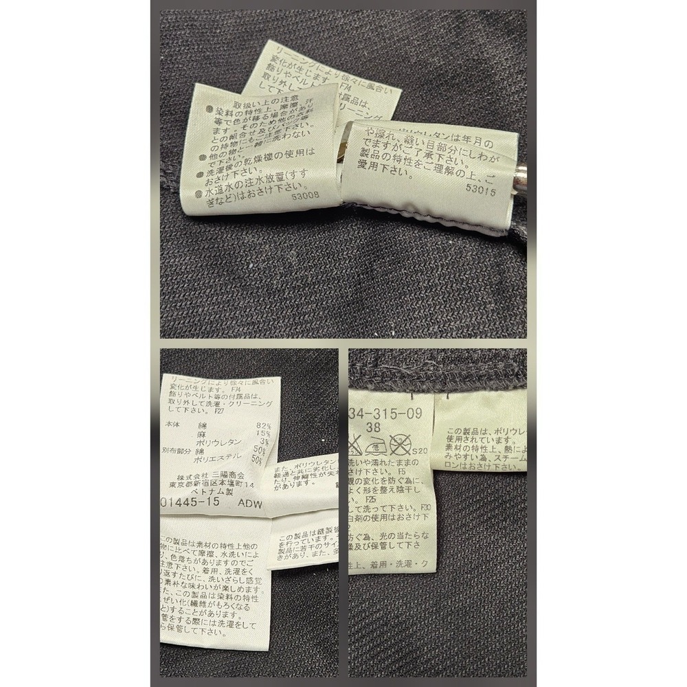 Burberry Blue Label Gray Denim-Style Wool Mini Dress Pouf Sleeve Archive Size 38 - Picture 13 of 16